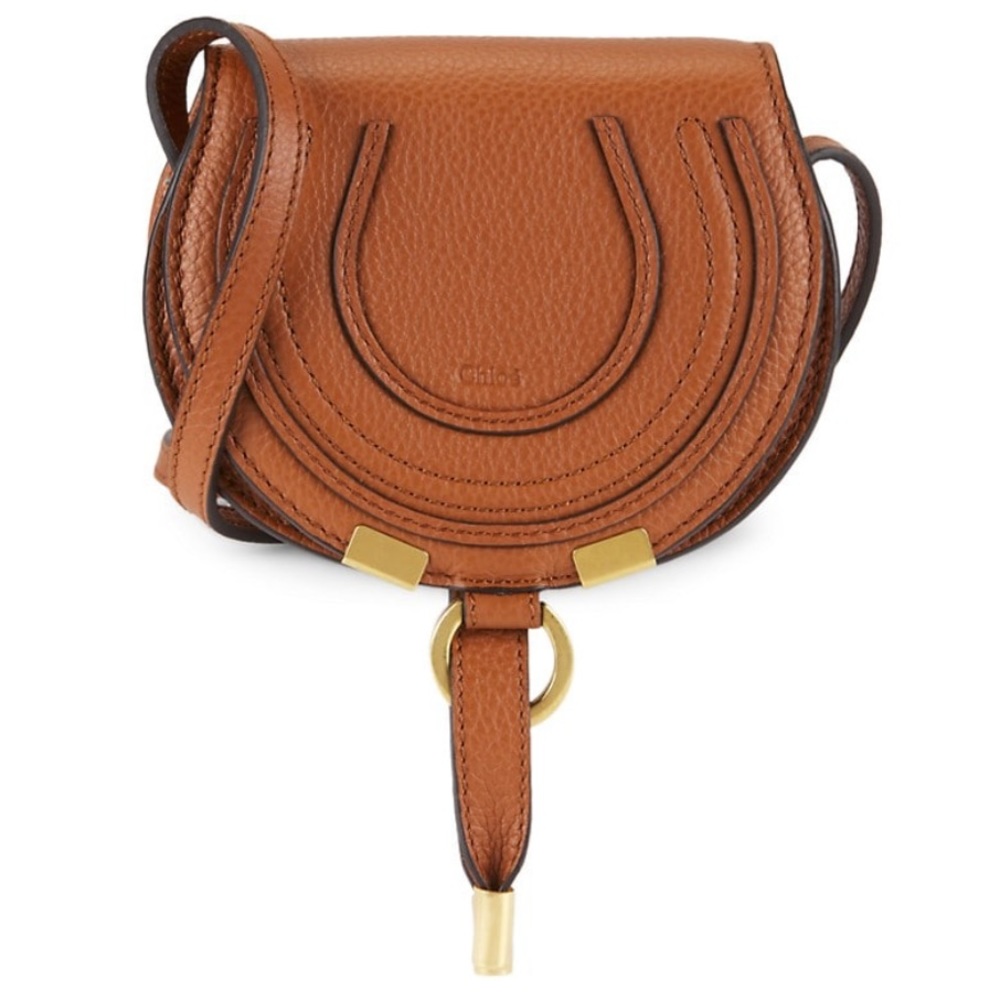 NWOT Chloe Nano Marcie Leather Saddle Bag